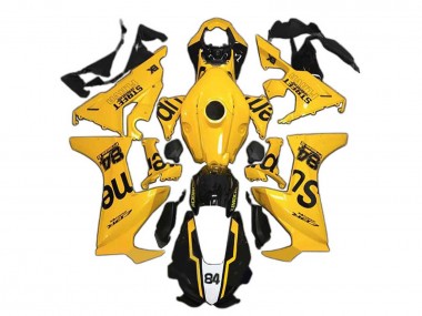 Purchase 2017-2023 Honda CBR1000RR Motorcycle Fairings - Yellow Glossy Black Supreme 84 Canada