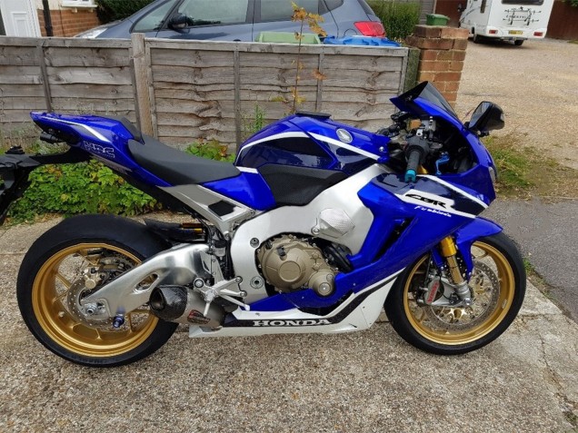 2017-2023 Honda CBR1000RR Motorcycle Fairings - White Blue Canada