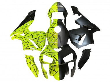 Purchase 2003-2004 Honda CBR600RR Motorcycle Fairings - Fluorescent Green Matte Black Canada