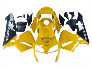 Purchase 2003-2004 Honda CBR600RR Motorcycle Fairings - Yellow Glossy Black Canada