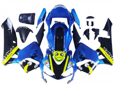 Purchase 2003-2004 Honda CBR600RR Motorcycle Fairings - Blue Neon Yellow Glossy Black Shark Canada