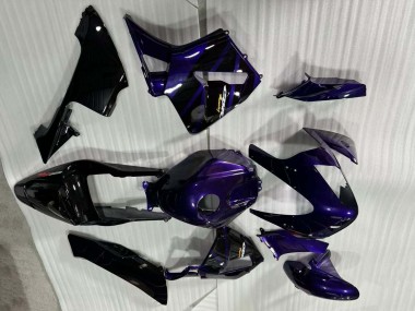 Purchase 2003-2004 Honda CBR600RR Motorcycle Fairings - Dark Blue Glossy Black Canada