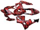 2003-2004 Honda CBR600RR Motorcycle Fairings - Black Red Grey Camouflage Canada