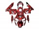 2003-2004 Honda CBR600RR Motorcycle Fairings - Black Red Grey Camouflage Canada