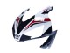 2003-2004 Honda CBR600RR Motorcycle Fairings - White Red Glossy Black DENSO Rimont Canada