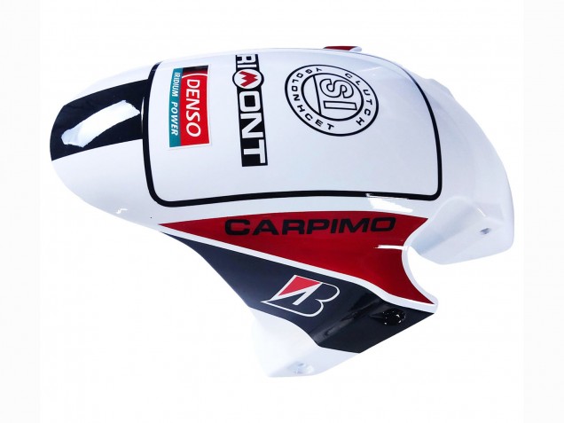 2003-2004 Honda CBR600RR Motorcycle Fairings - White Red Glossy Black DENSO Rimont Canada