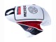 2003-2004 Honda CBR600RR Motorcycle Fairings - White Red Glossy Black DENSO Rimont Canada