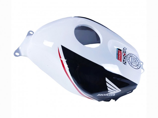 2003-2004 Honda CBR600RR Motorcycle Fairings - White Red Glossy Black DENSO Rimont Canada