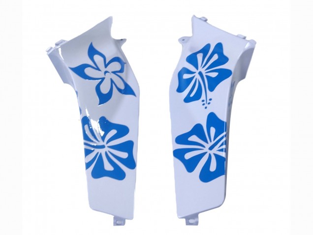 2003-2004 Honda CBR600RR Motorcycle Fairings - White Blue Red Nastro Azzurro 46 Canada