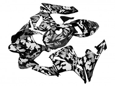 Purchase 2005-2006 Honda CBR600RR Motorcycle Fairings - Black White Grey Camouflage Canada