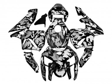Purchase 2005-2006 Honda CBR600RR Motorcycle Fairings - Black White Grey Camouflage Canada
