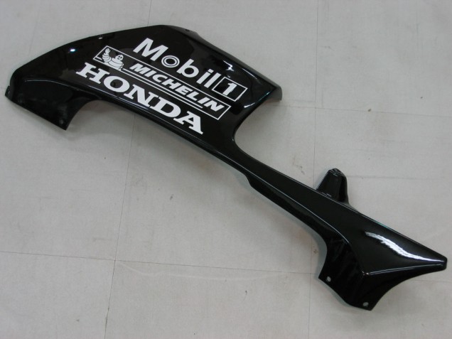 2005-2006 Honda CBR600RR Motorcycle Fairings - Glossy Black White West Canada