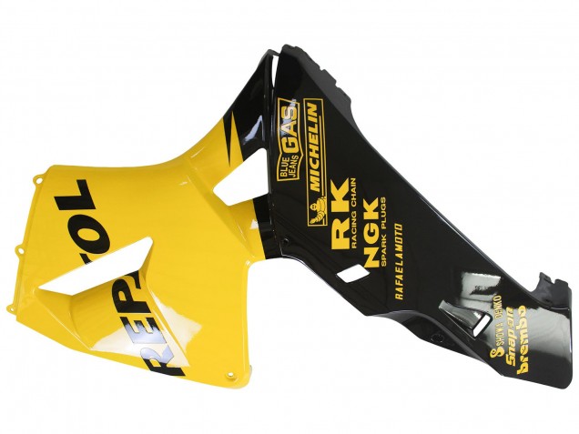 2005-2006 Honda CBR600RR Motorcycle Fairings - Yellow Black Repsol Canada