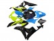 2007-2008 Honda CBR600RR Motorcycle Fairings - Blue Yellow Glossy Black Canada