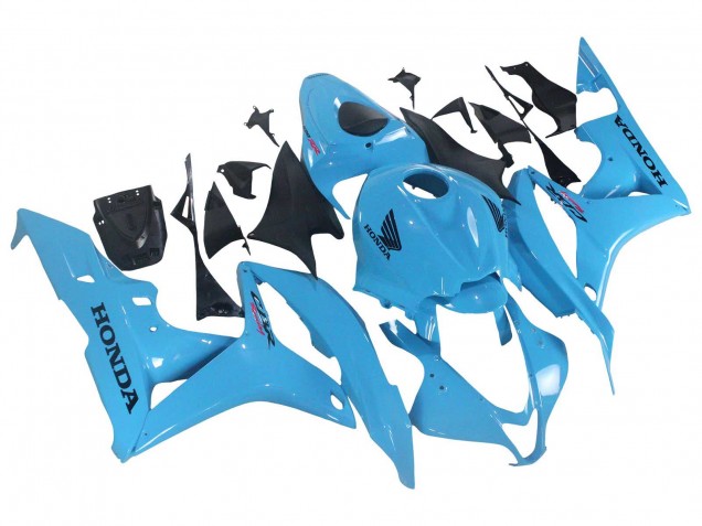 2007-2008 Honda CBR600RR Motorcycle Fairings - Light Blue Racing Canada
