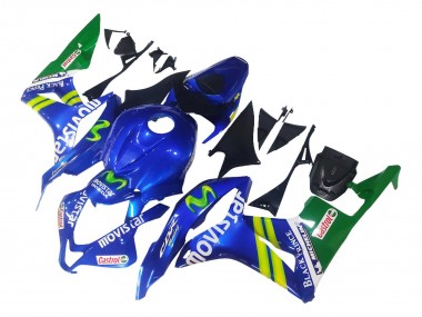 Purchase 2007-2008 Honda CBR600RR Motorcycle Fairings - Blue Green MoviStar Castrol Canada