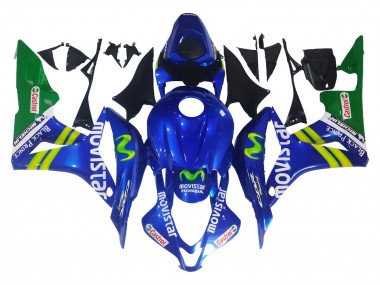 Purchase 2007-2008 Honda CBR600RR Motorcycle Fairings - Blue Green MoviStar Castrol Canada