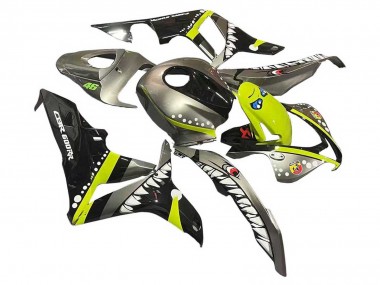 Purchase 2007-2008 Honda CBR600RR Motorcycle Fairings - Grey Fluorescent Yellow Shark Canada