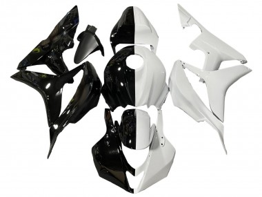 Purchase 2007-2008 Honda CBR600RR Motorcycle Fairings - White Glossy Black Split Canada