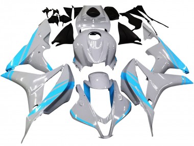 Purchase 2007-2008 Honda CBR600RR Motorcycle Fairings - Glossy Grey Light Blue Canada