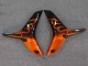 2007-2008 Honda CBR600RR Motorcycle Fairings - Glossy Black Orange Flame Canada