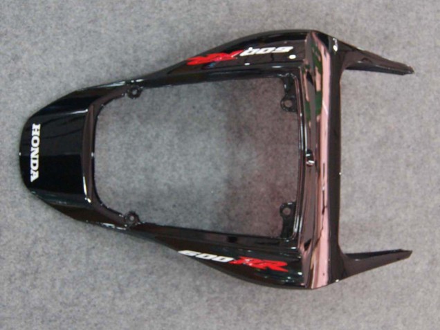 2007-2008 Honda CBR600RR Motorcycle Fairings - Glossy Black Orange Flame Canada
