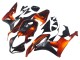 2007-2008 Honda CBR600RR Motorcycle Fairing - Orange Matte Black Canada