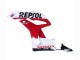 2007-2008 Honda CBR600RR Motorcycle Fairings - White Yellow Red Repsol HRC Canada