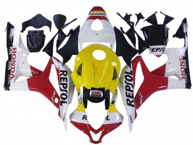 Purchase 2007-2008 Honda CBR600RR Motorcycle Fairings - White Yellow Red Repsol HRC Canada