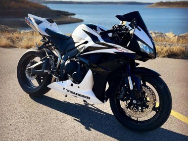 Purchase 2007-2008 Honda CBR600RR Motorcycle Fairings - White Black Racing Canada