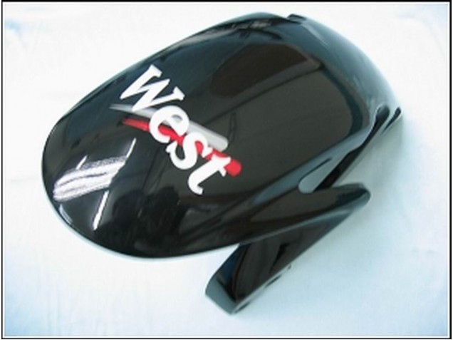 2007-2008 Honda CBR600RR Motorcycle Fairings - Glossy Black White West Canada