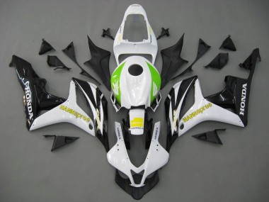 Purchase 2007-2008 Honda CBR600RR Motorcycle Fairings - White Green Yellow Glossy Black Hannspree Canada