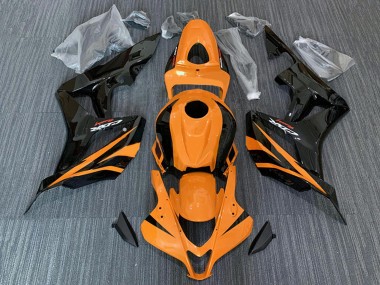 Purchase 2007-2008 Honda CBR600RR Motorcycle Fairings - Orange Glossy Black Racing Canada