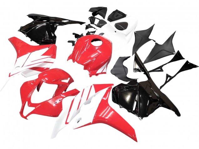 2009-2012 Honda CBR600RR Motorcycle Fairing Kits - White Red Glossy Black Canada