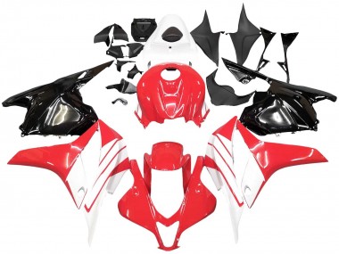 Purchase 2009-2012 Honda CBR600RR Motorcycle Fairing Kits - White Red Glossy Black Canada