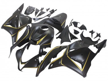 Purchase 2009-2012 Honda CBR600RR Motorcycle Fairings - Matte Black Gold Canada