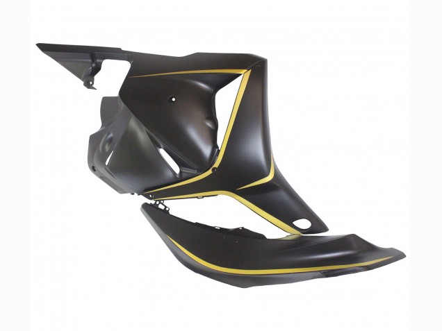 2009-2012 Honda CBR600RR Motorcycle Fairings - Matte Black Gold Canada