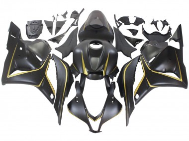 Purchase 2009-2012 Honda CBR600RR Motorcycle Fairings - Matte Black Gold Canada