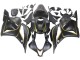 2009-2012 Honda CBR600RR Motorcycle Fairings - Matte Black Gold Canada