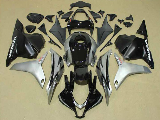 2009-2012 Honda CBR600RR Motorcycle Fairings - Black Grey Canada