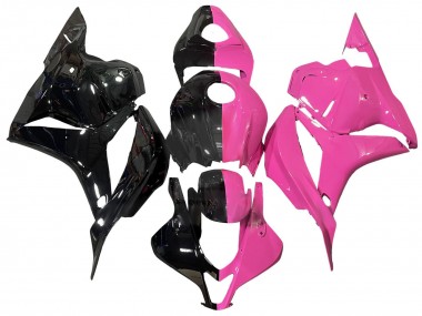 Purchase 2009-2012 Honda CBR600RR Motorcycle Fairings - Pink Glossy Black Split Canada