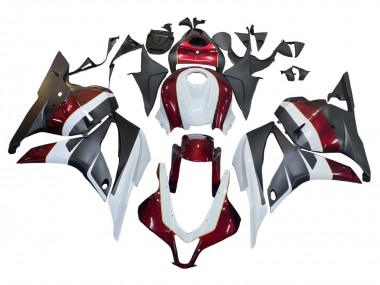Purchase 2009-2012 Honda CBR600RR Motorcycle Fairings - White Red Matte Black Canada
