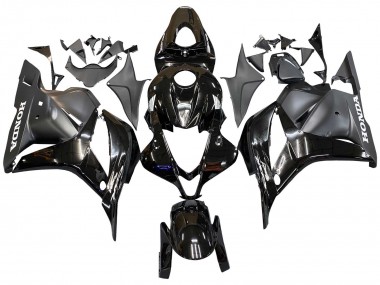 Purchase 2009-2012 Honda CBR600RR Motorcycle Fairings - Glossy Black Matte Black Canada