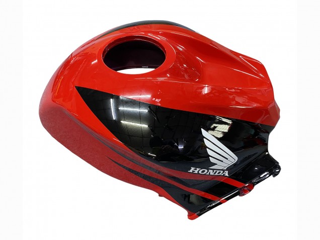 2009-2012 Honda CBR600RR Motorcycle Fairings - Red Glossy Black Matte Black Stripe Canada
