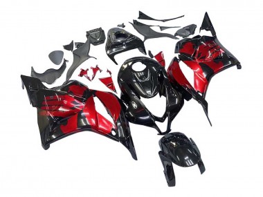 Purchase 2009-2012 Honda CBR600RR Motorcycle Fairings - Red Glossy Black Canada