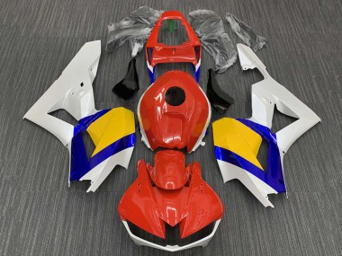 Purchase 2009-2012 Honda CBR600RR Motorcycle Fairings - White Blue Yellow Red Canada