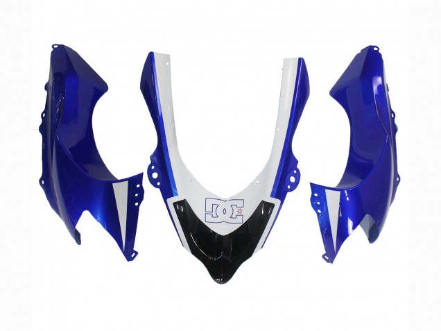 2004-2005 Kawasaki ZX10R Motorcycle Fairing - Black White Canada