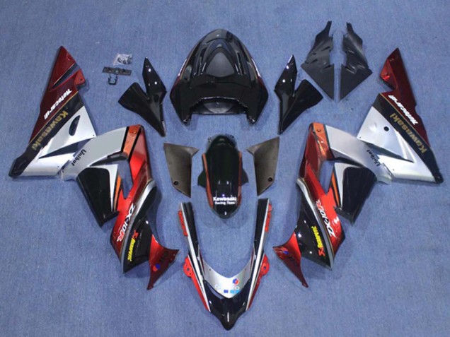 2004-2005 Kawasaki ZX10R Motorcycle Fairings - White Black Fluorescent Yellow Ninja Canada