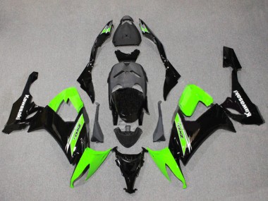 Purchase 2008-2010 Kawasaki ZX10R Motorcycle Fairings - Green Glossy Black Canada