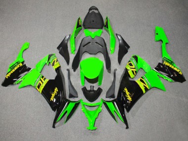 Purchase 2008-2010 Kawasaki ZX10R Motorcycle Fairings - Green Glossy Black Yellow Canada